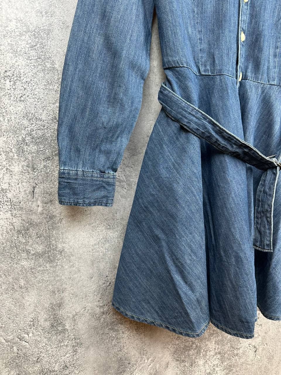 Ralph Lauren Ralph Lauren Kids Girls Denim Shirt Dress with Belt Blue Size XXS / US 00 / IT 34 - 6 Thumbnail