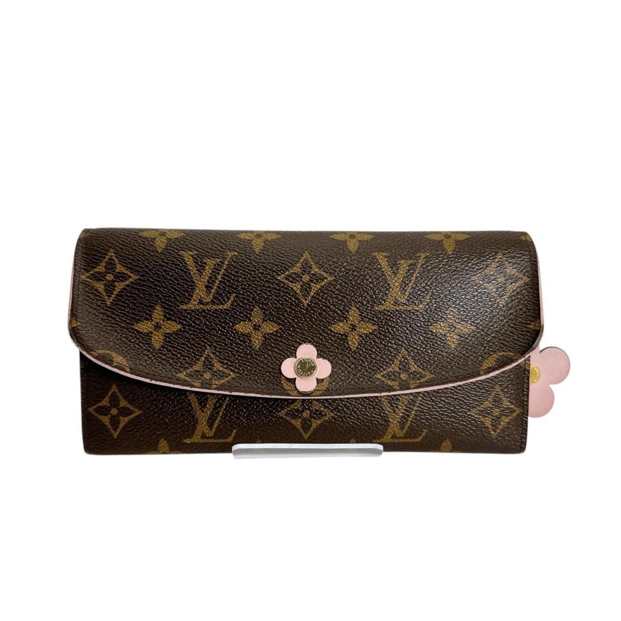 Louis Vuitton Louis Vuitton Long Wallet Monogram Portefeuille Emily Canvas M64202 Brown Size ONE SIZE - 1 Thumbnail