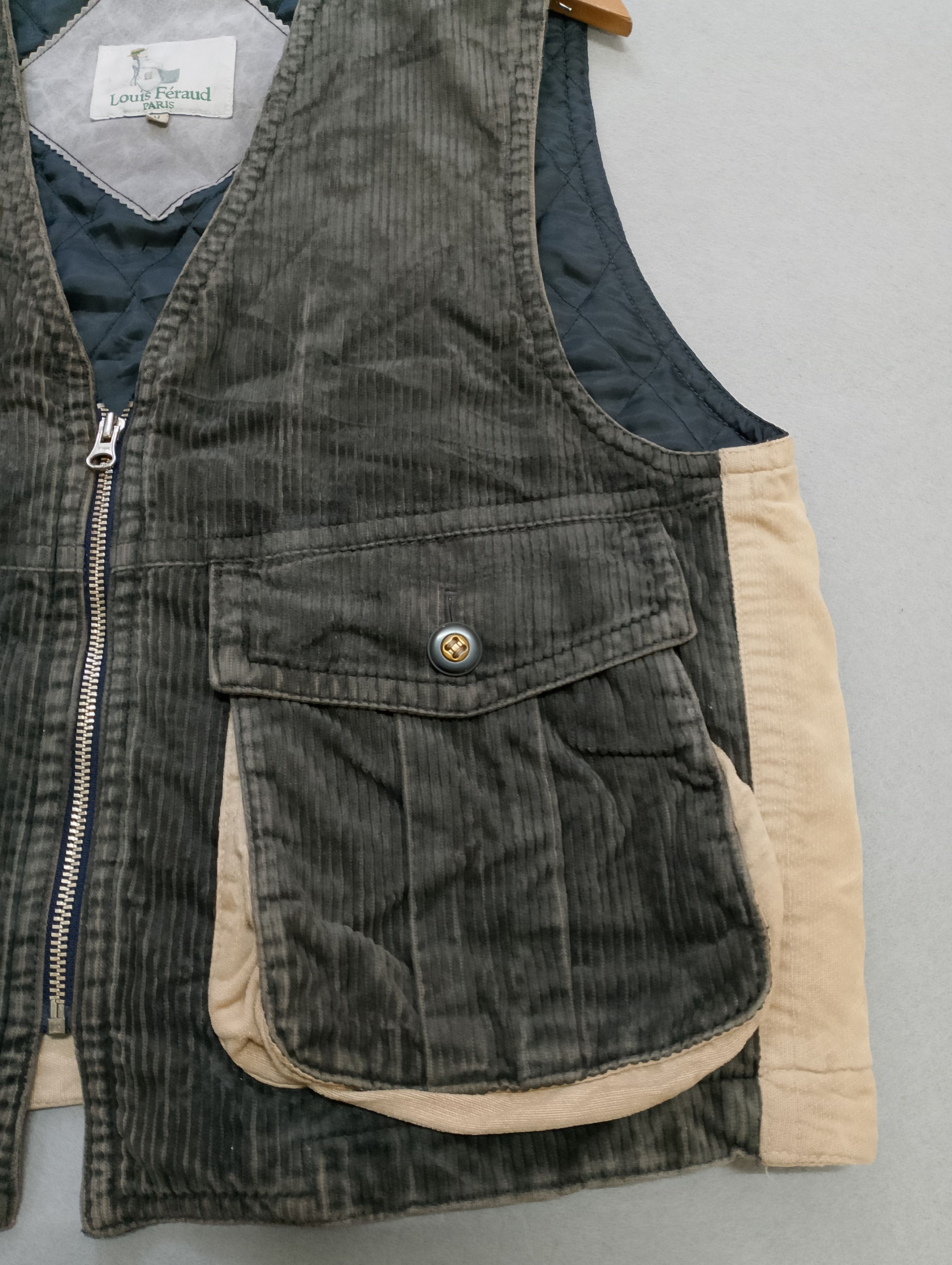 Louis Feraud Vintage Y2K Louis Feraud Corduroy Hunting Vest Size US M / EU 48-50 / 2 - 4 Thumbnail