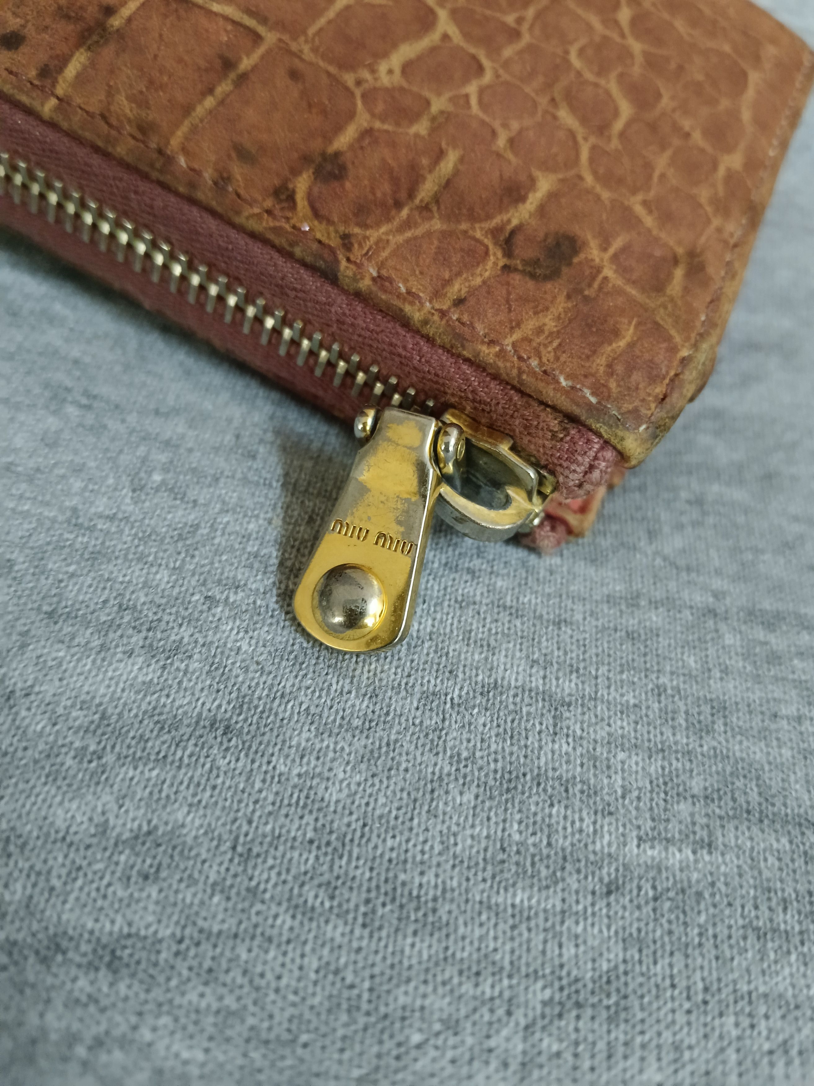 Miu Miu MIU MIU LEATHER LONG WALLET Size ONE SIZE - 8 Thumbnail