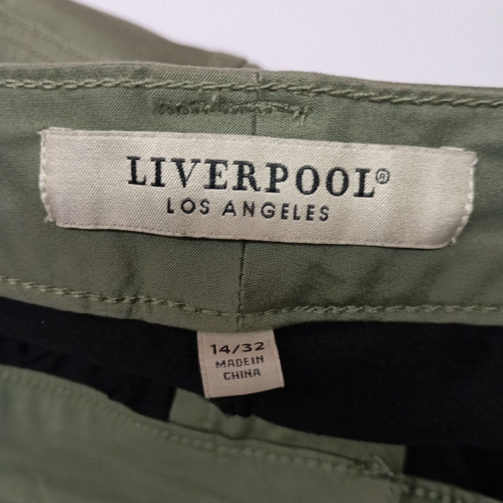 Other Liverpool Women Skort Size 14/32 Martini Olive Cargo Stretch Size 36" / US 14 / IT 50 - 5 Thumbnail