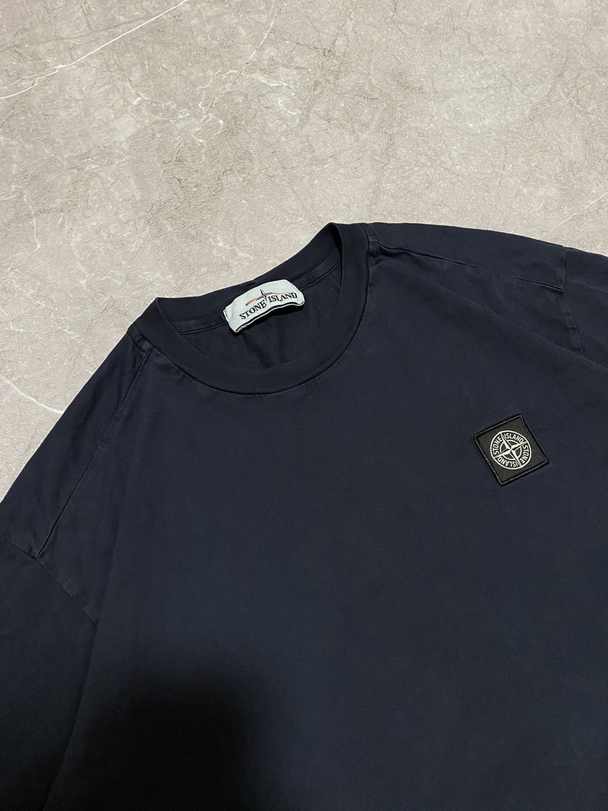 Massimo Osti × Stone Island × Vintage Classic Stone Island Patch Program Blue T Shirt Size US M / EU 48-50 / 2 - 5 Thumbnail