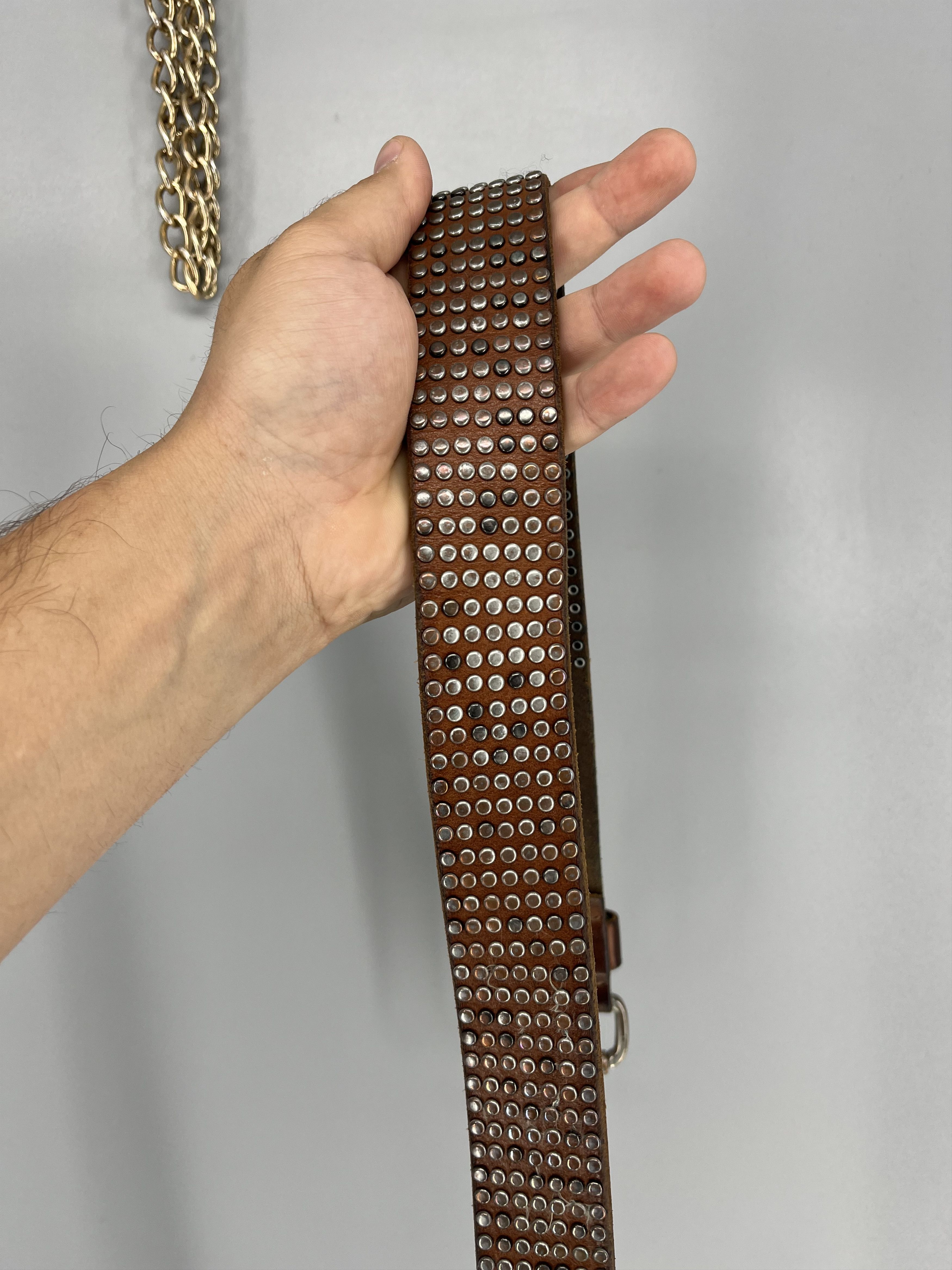 Japanese Brand Vintage 90s Punk Belt Leather Band Rock Y2K 90s Y2K Size ONE SIZE - 5 Thumbnail