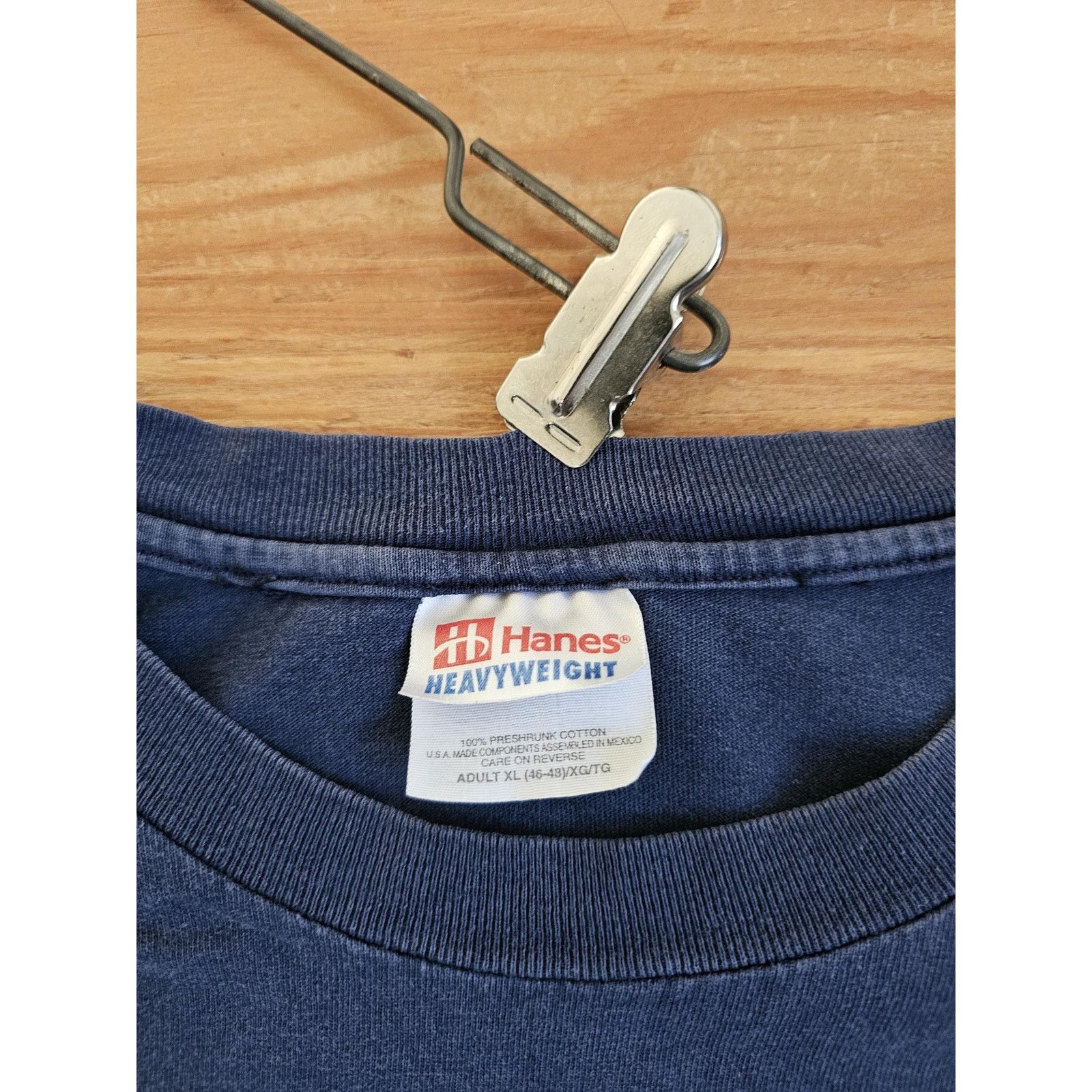 Hanes Phoenix Pyros GQ Style T-Shirt Double Sided Blue Sz XL 2000 Size US XL / EU 56 / 4 - 3 Thumbnail