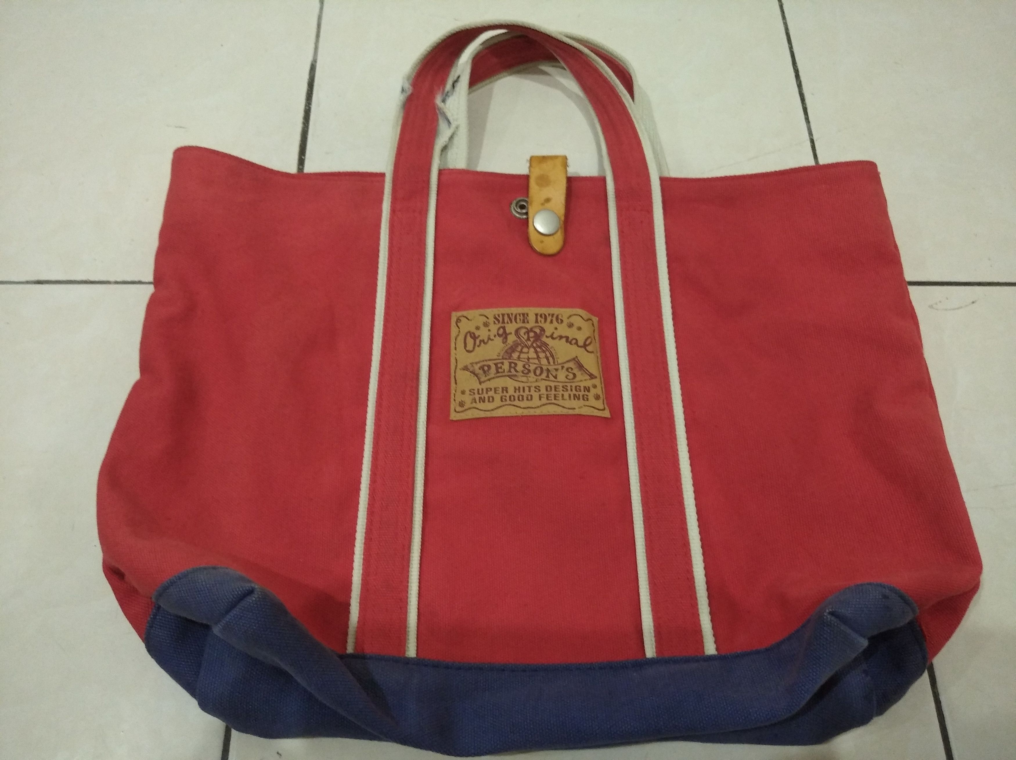 Japanese Brand × PERSON'S × Vintage Vintage person's tote bag rare Size ONE SIZE - 1 Thumbnail