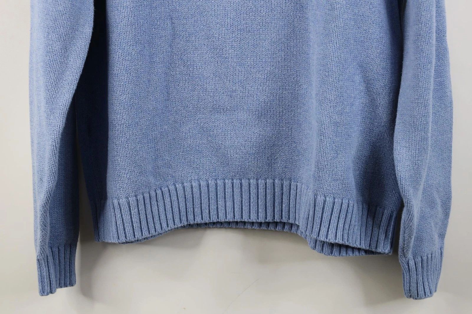 Lands' End Vintage 90s Lands End Knit Crewneck Sweater Blue Japan Size L / US 10 / IT 46 - 9 Thumbnail