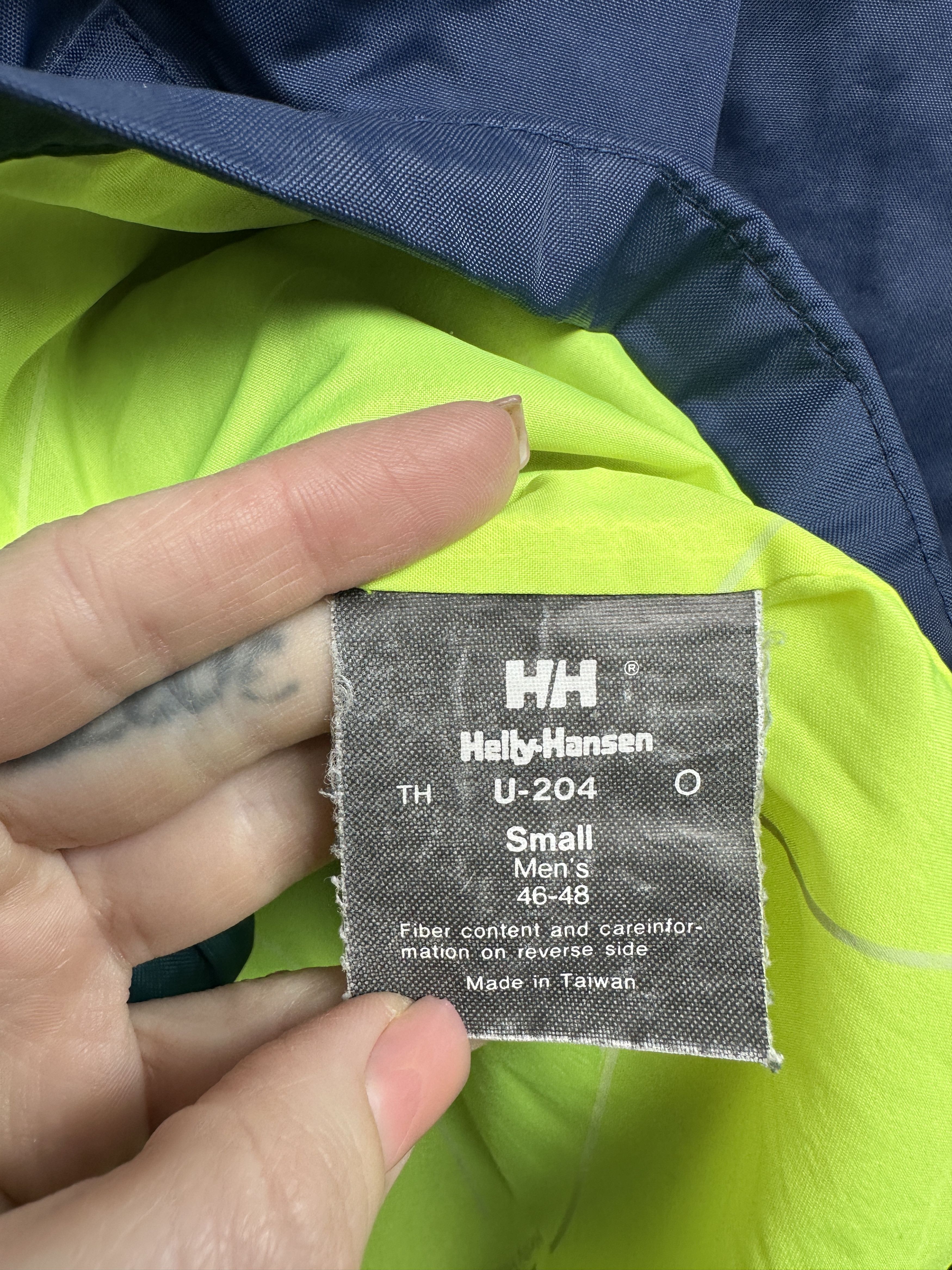 Helly Hansen Helly Hansen 90s Vintage Mens Sailing Gear Jacket Size US S / EU 44-46 / 1 - 9 Thumbnail