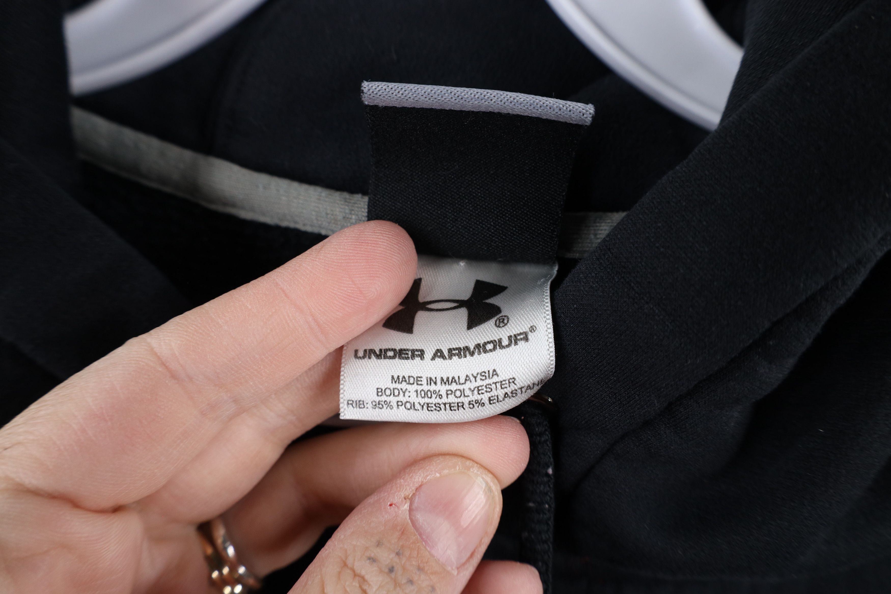 Under Armour × Vintage Vintage Under Armour Green State University Hoodie Black Size US M / EU 48-50 / 2 - 5 Thumbnail