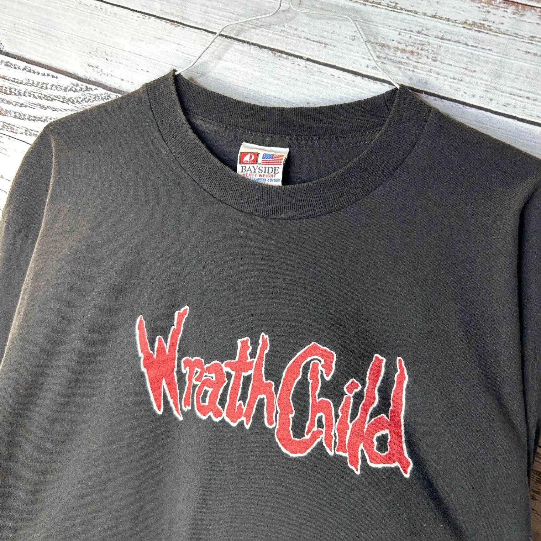 Vintage VINTAGE Bayside 90s Wrathchild Band Tour Concert Long Sleeve Graphic T-Shirt Men’s XL Shirt Men XL Black 90s Mens Size US XL / EU 56 / 4 - 3 Thumbnail