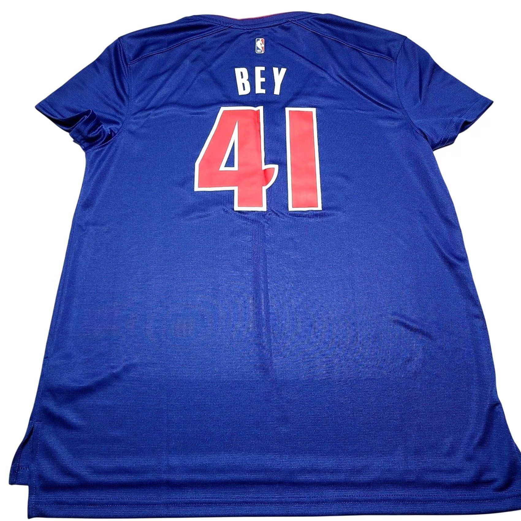 Vintage Fanatics Detroit Pistons Saddiq Bey #41 Women’s Jersey Shirt L Blue Short Sleeve V-Neck T-Shirt Women Size L / US 10 / IT 46 - 2 Thumbnail