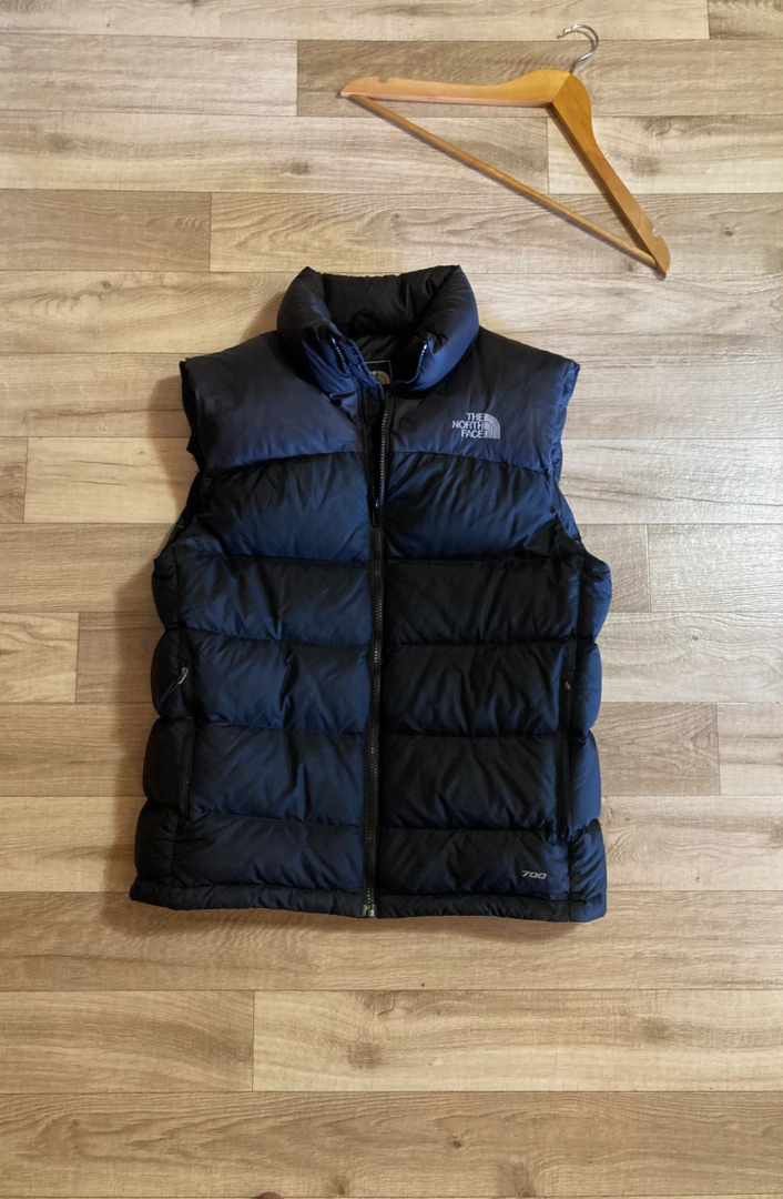 image of The North Face Down Half Jacket 700 Puffer Black, Men's (Size Large)
