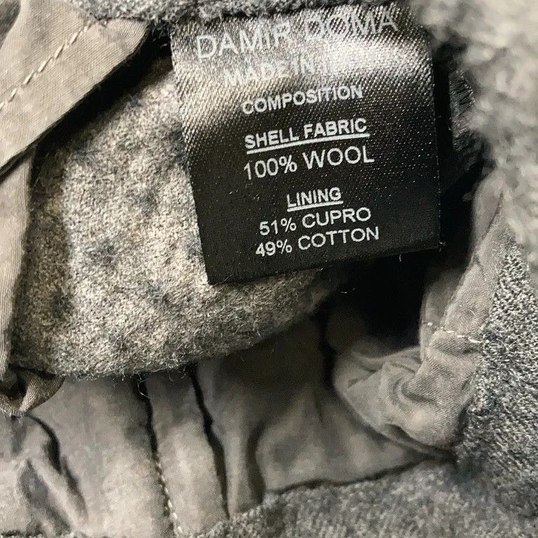 Damir Doma Damir Doma Wool Tailored Shorts Gray Size 27" / US 4 / IT 40 - 3 Thumbnail