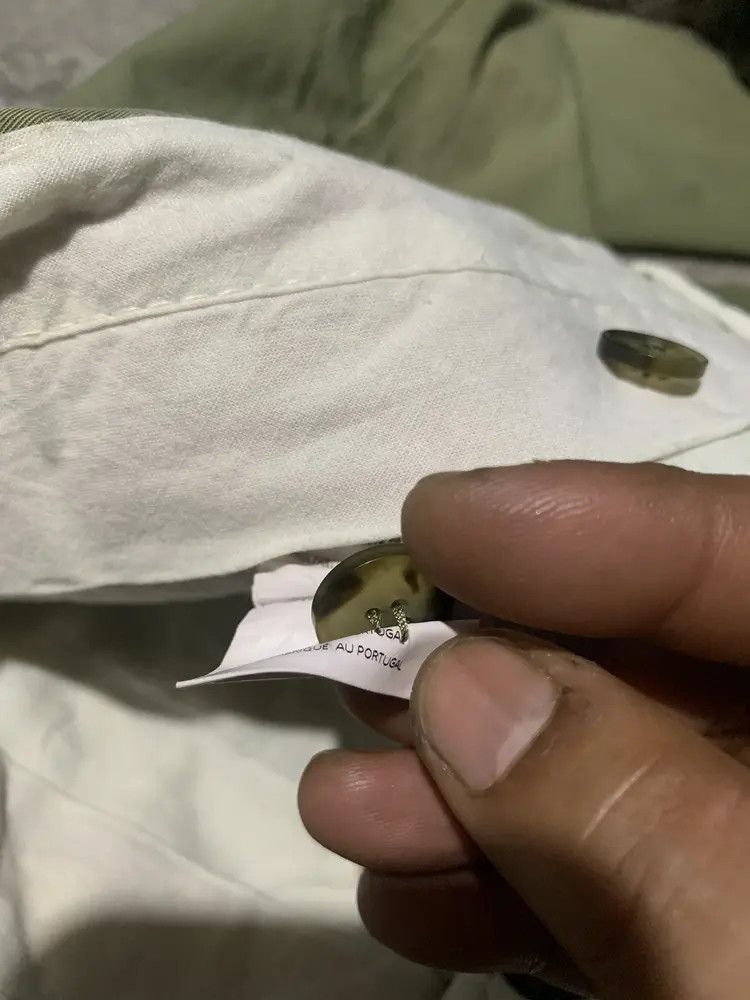 Officine Generale 'paul' pant it cotton Linen army green pants Size US 30 / EU 46 - 9 Thumbnail