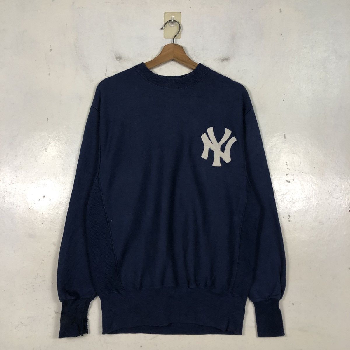 New York Yankees 📌Vintage New York Yankees MLB Sweatshirt Big Logo Size US L / EU 52-54 / 3 - 3 Thumbnail