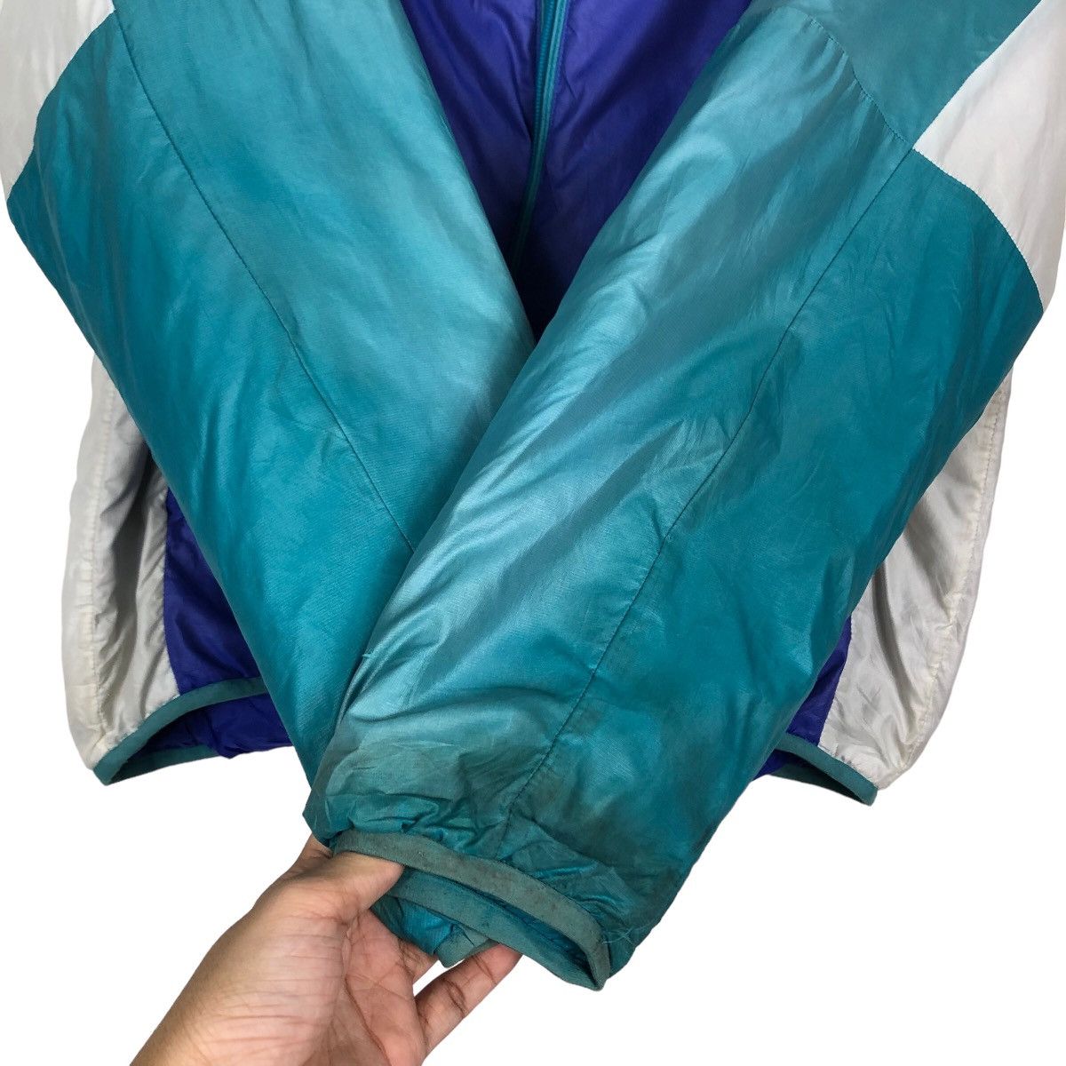 Nike 🔥Vintage Nike Sports Jacket Double Colour Streetwear Size US XL / EU 56 / 4 - 16 Thumbnail