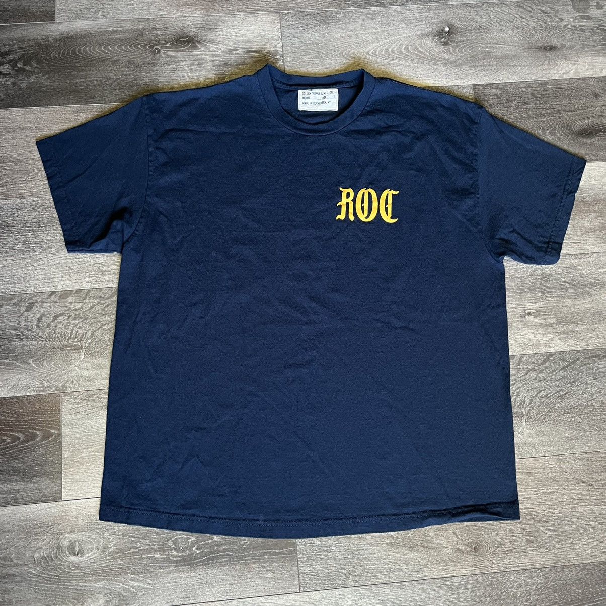 Vintage Vintage Style Golden Supply & Mfg Co. Rochester NY Logo Tee Size US XXL / EU 58 / 5 - 2 Thumbnail