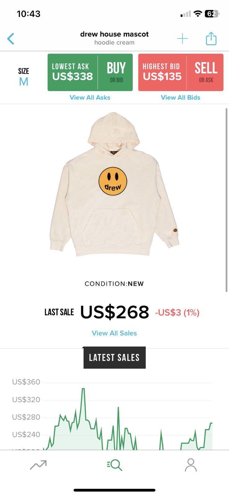 Drew House Drew Hoodie Size US M / EU 48-50 / 2 - 4 Thumbnail