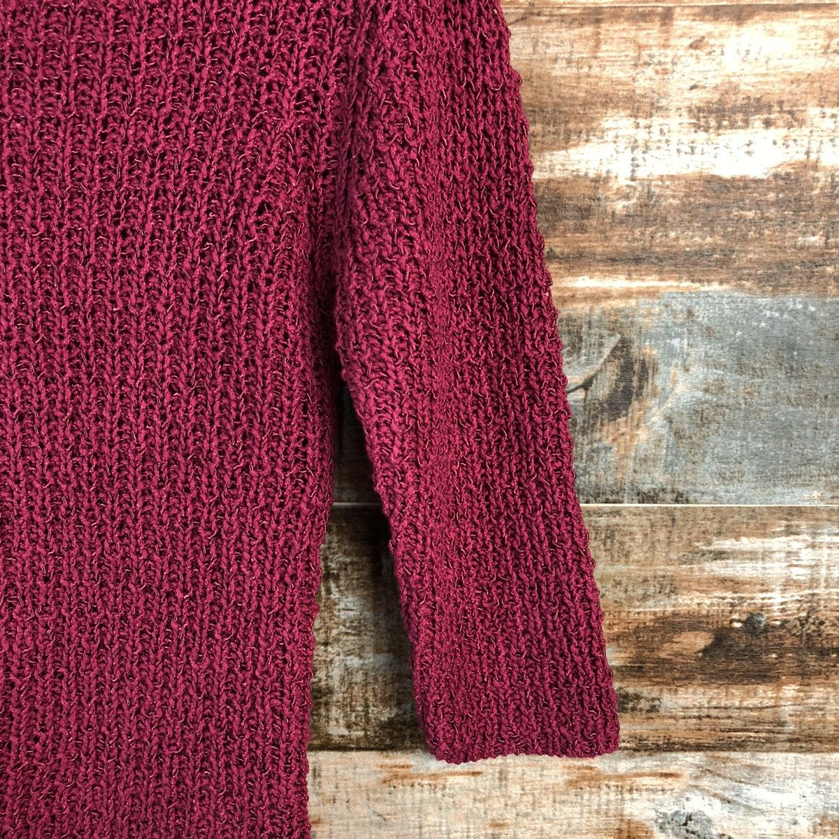 Homespun Knitwear × Japanese Brand Japanese Brand Pink Knitwear #A1266 Size S / US 4 / IT 40 - 8 Thumbnail