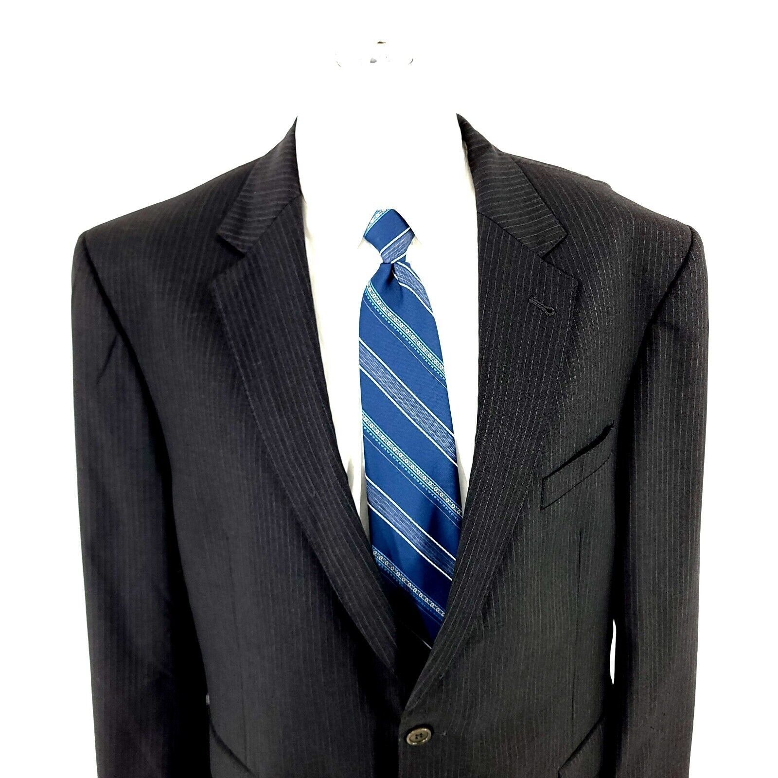 Jos. A. Bank Jos A Bank Signature Gold Wool 2 Button Suit Jacket 46R Gray Size 46R - 1 Thumbnail