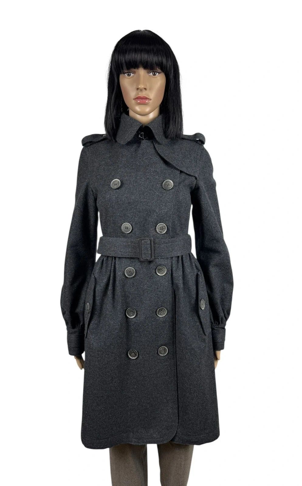 Burberry Thomas Burberry Trench Coat Wool Cashmere Belted size XS Size XS / US 0-2 / IT 36-38 - 3 Thumbnail