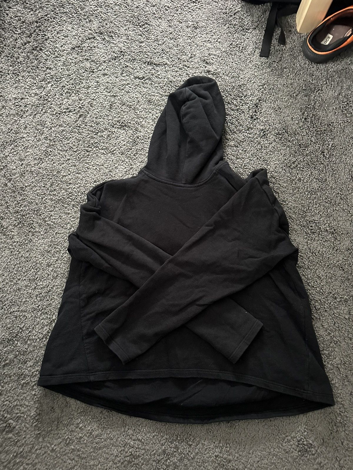 Martine Rose Martine Rose Black Collapsed Hoodie Size US M / EU 48-50 / 2 - 4 Thumbnail