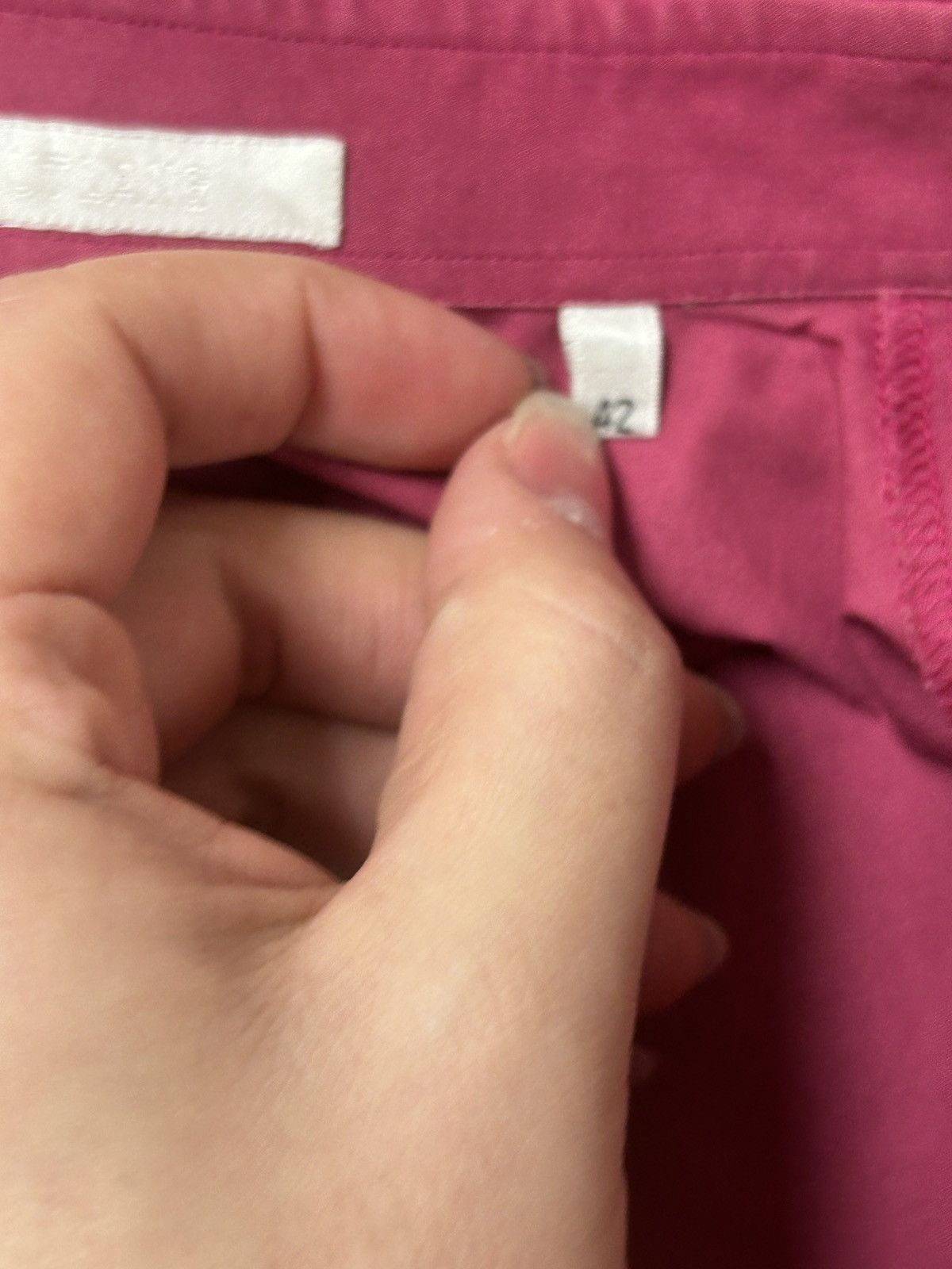Helmut Lang SS00 Fuschia Turnup button up Size US S / EU 44-46 / 1 - 5 Thumbnail