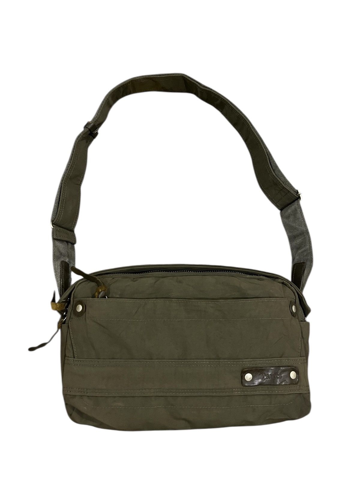 Yohji Yamamoto Y’SACCS YOHJI YAMAMOTO NYLON LEATHER CROSS BODY BAG Size ONE SIZE - 1 Thumbnail
