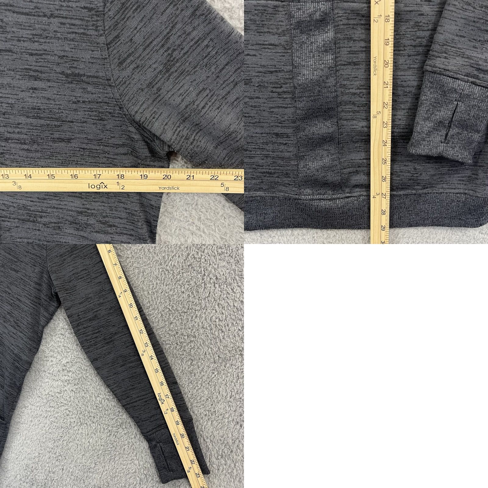 Athleta Athleta Jacket Women's S Gray Full Zip Hoodie Pockets Sweatshirt Casual Active Size S / US 4 / IT 40 - 8 Thumbnail