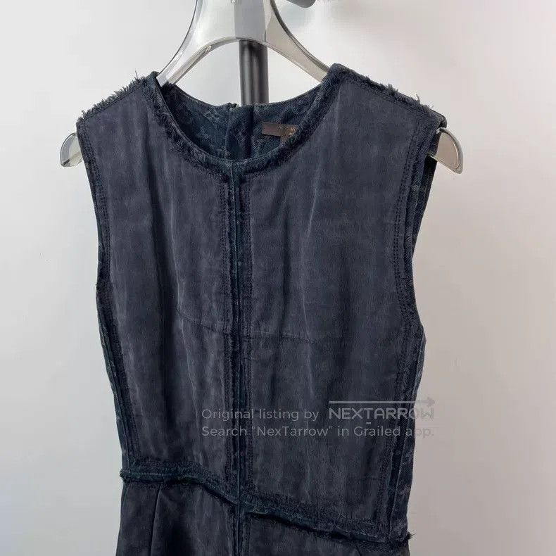 Louis Vuitton Louis Vuitton Blue patchwork presbyopic full-print denim d Size XXS / US 00 / IT 34 - 2 Thumbnail