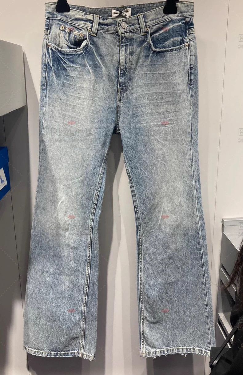 Balenciaga Balenciaga size S Vintage Flare Denim Pants Size US 27 - 9 Thumbnail