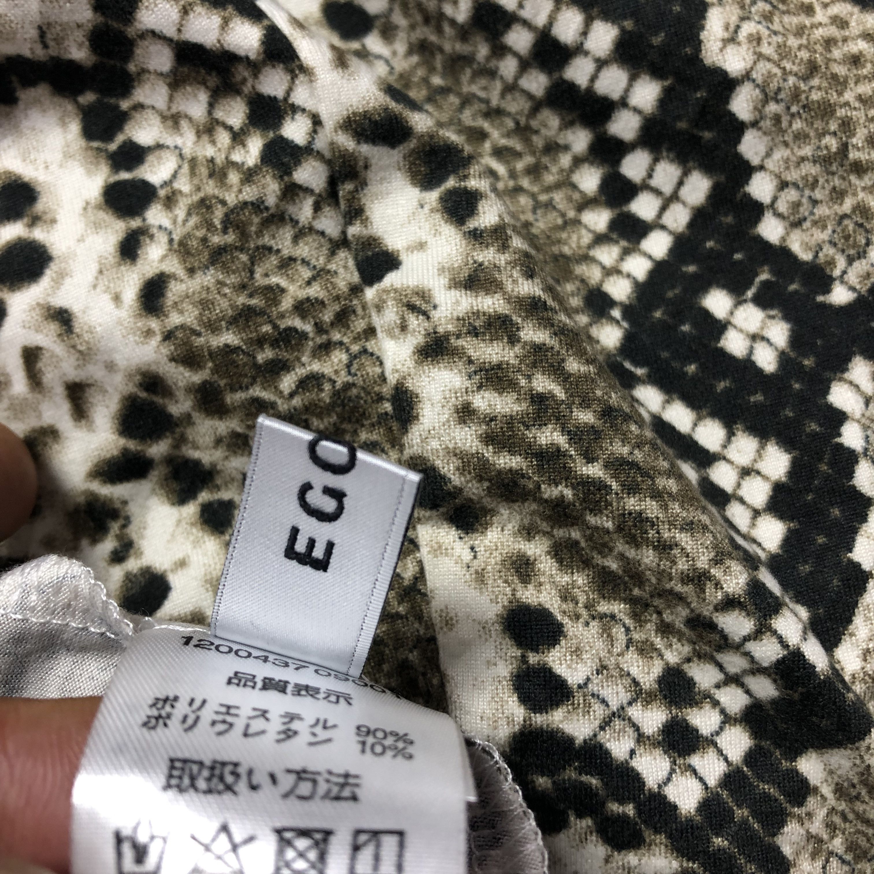Japanese Brand Flare Snake Pattern style Roberto Cavalli Stretchy by Egoist Size US 28 / EU 44 - 7 Thumbnail
