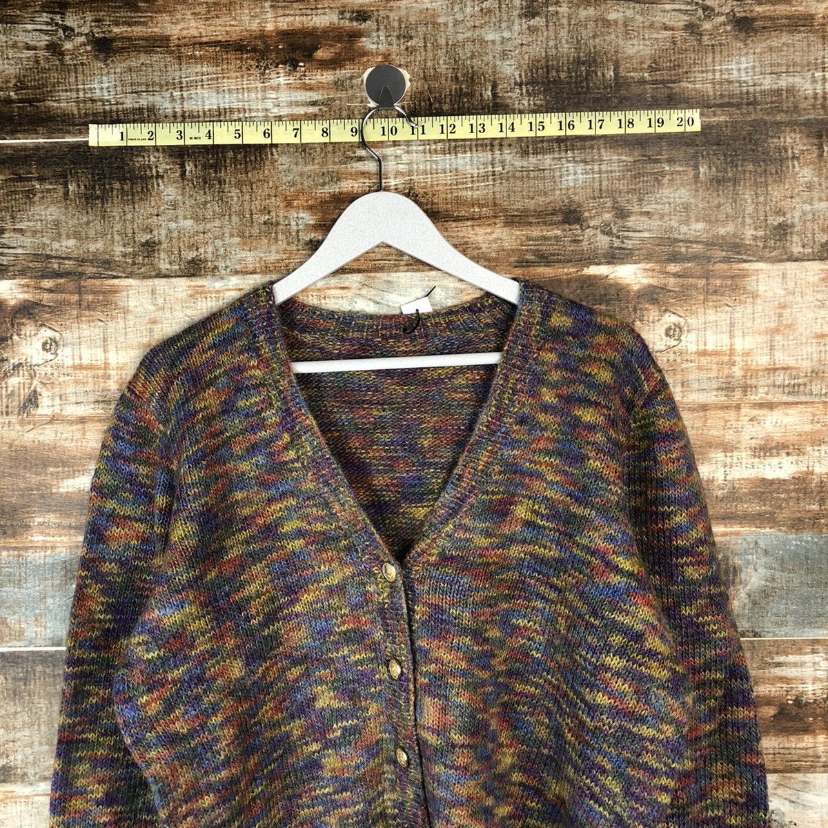 Japanese Brand Japan vintage Brown Cardigan Knitwear #A2048 Size M / US 6-8 / IT 42-44 - 2 Thumbnail