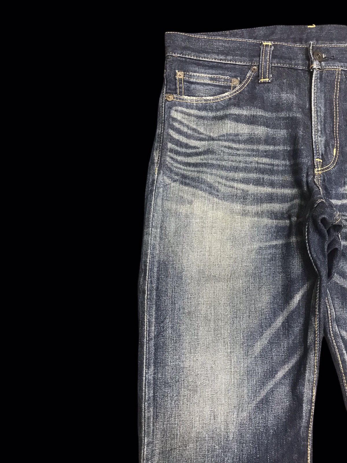 Japanese Brand 💥SICK💥BACK NUMBER JAPAN SICK DOPE FADES DENIM F100 Size US 32 / EU 48 - 3 Thumbnail