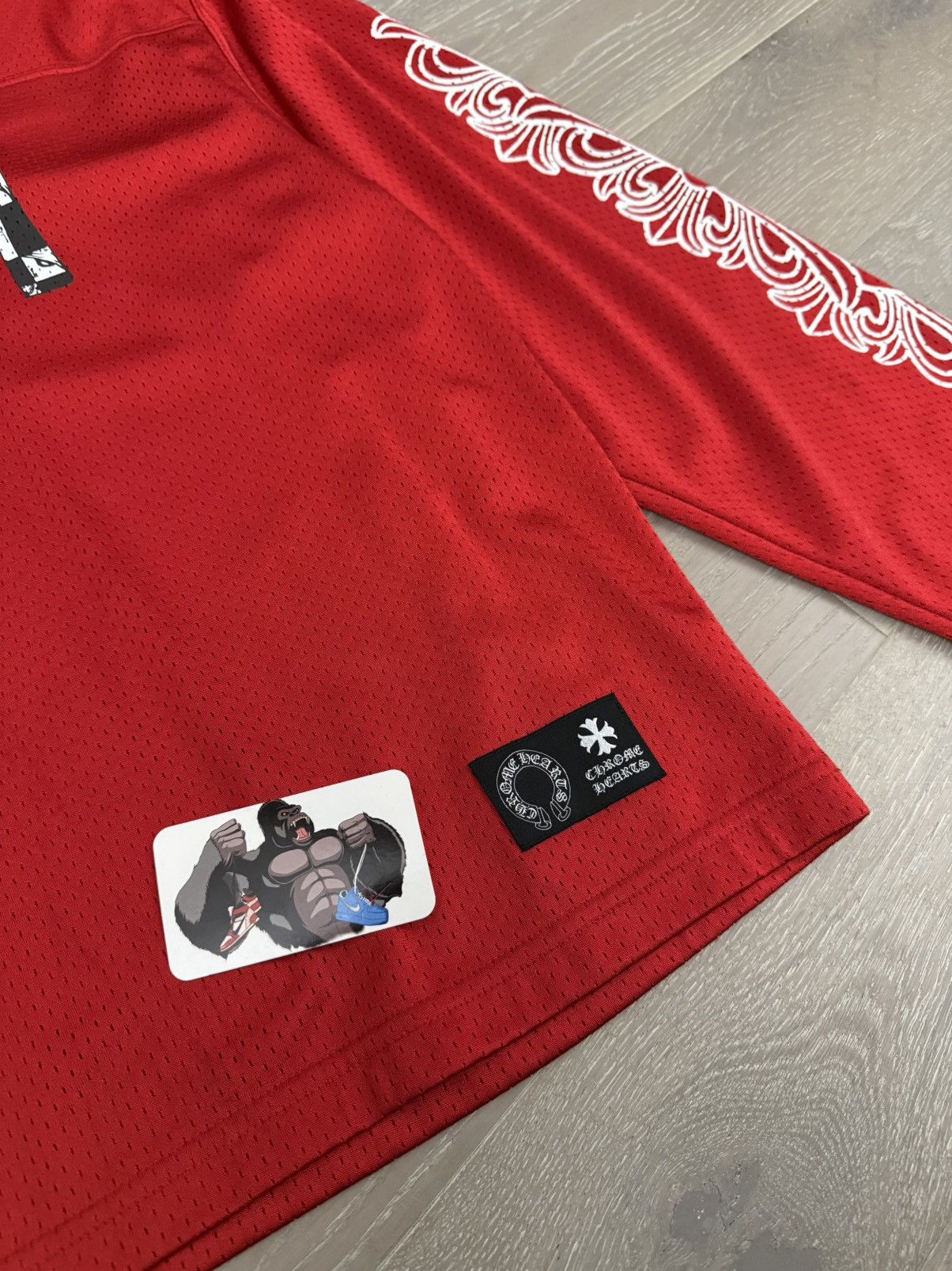Chrome Hearts Chrome Hearts Matty Boy Form Jersey Red Size US S / EU 44-46 / 1 - 7 Thumbnail