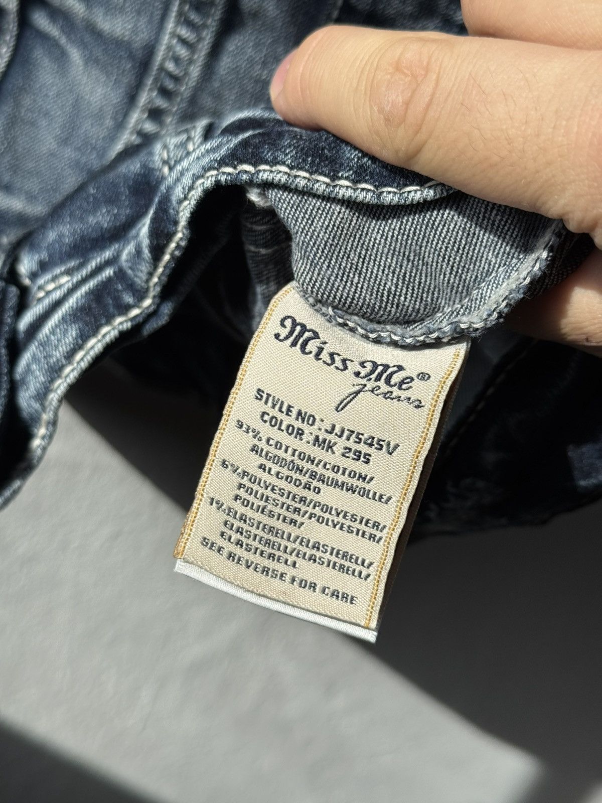 If Six Was Nine × Japanese Brand × Miss Me Miss Me Denim Vest Jacket Japanese y2k cowboy beyonce style Size S / US 4 / IT 40 - 8 Thumbnail