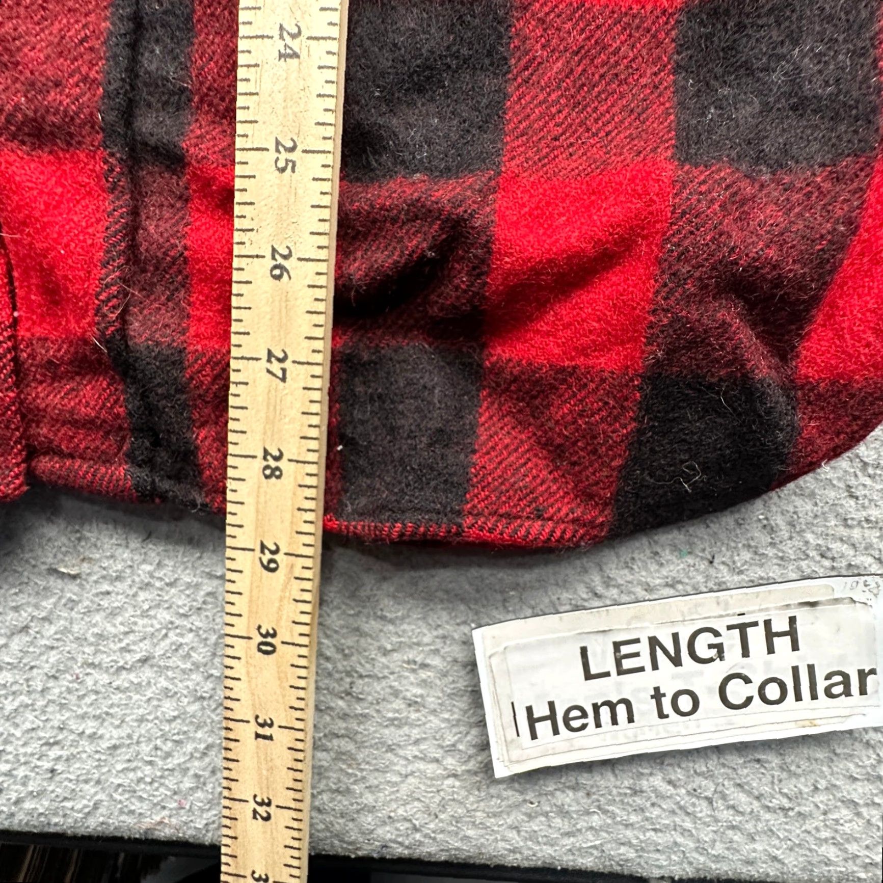 Vintage VINTAGE 60s Winter King Wool Buffalo Check Flannel Button Shirt Mens M Red Long Sleeve Pocketed Button Shirt Mens Medium Red Size US M / EU 48-50 / 2 - 4 Thumbnail