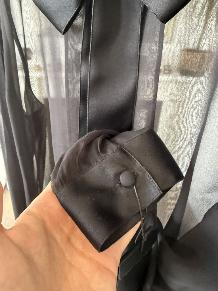 Saint Laurent Paris FW23' Saint Laurent Silk Blouse in Muslin Crepe Size US L / EU 52-54 / 3 - 12 Thumbnail