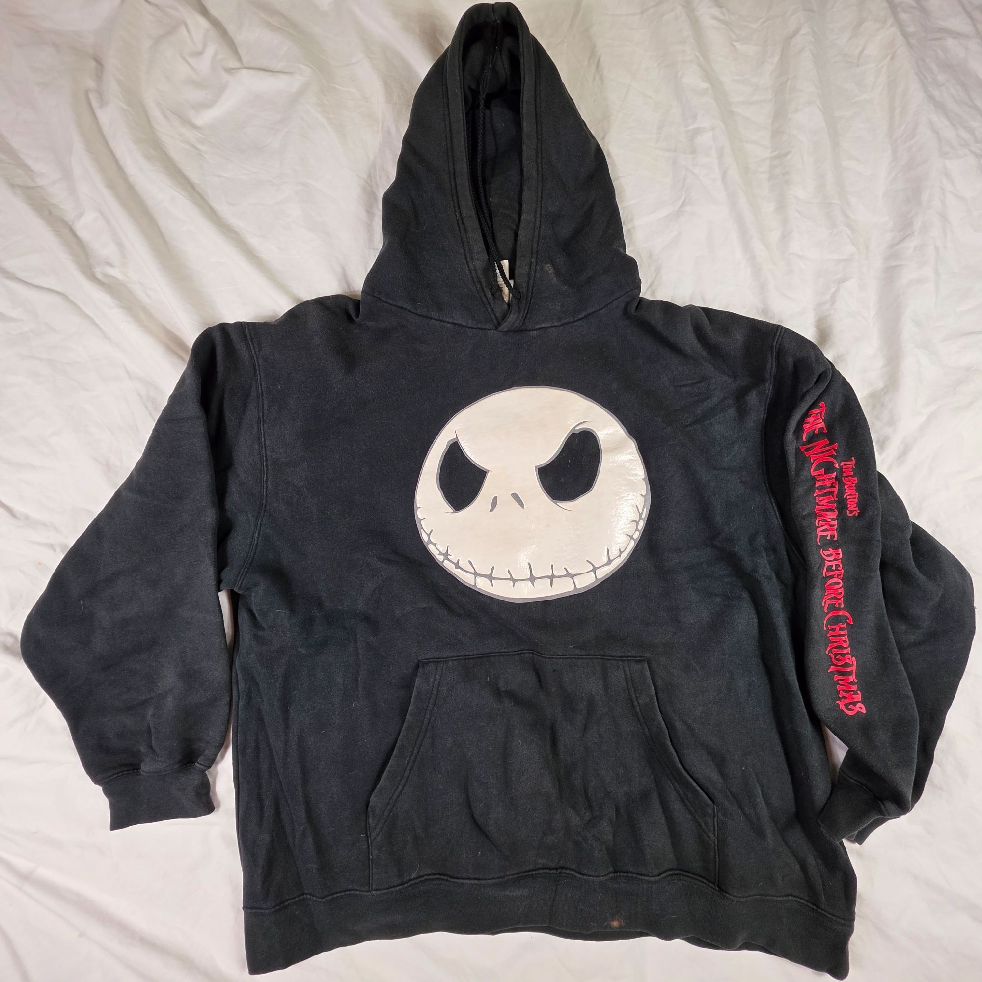 Disney The Nightmare Before Christmas Adults XL Black Hoodie
