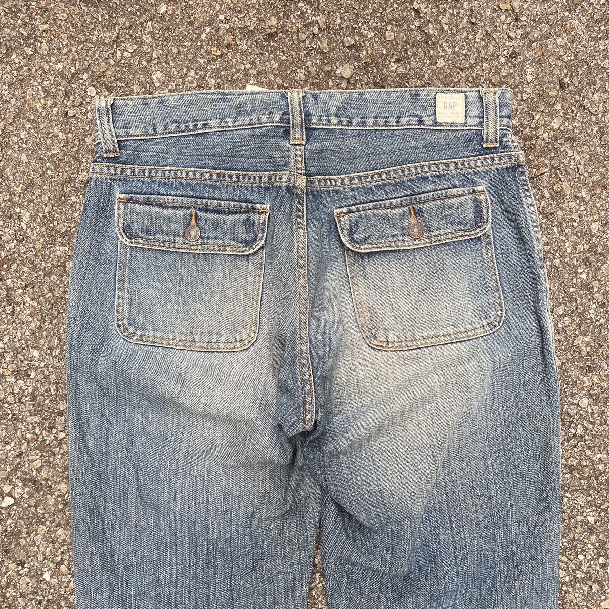 Gap × Vintage Vintage Gap Army Militaire Bush Pants Denim Workwear Size US 31 - 11 Thumbnail