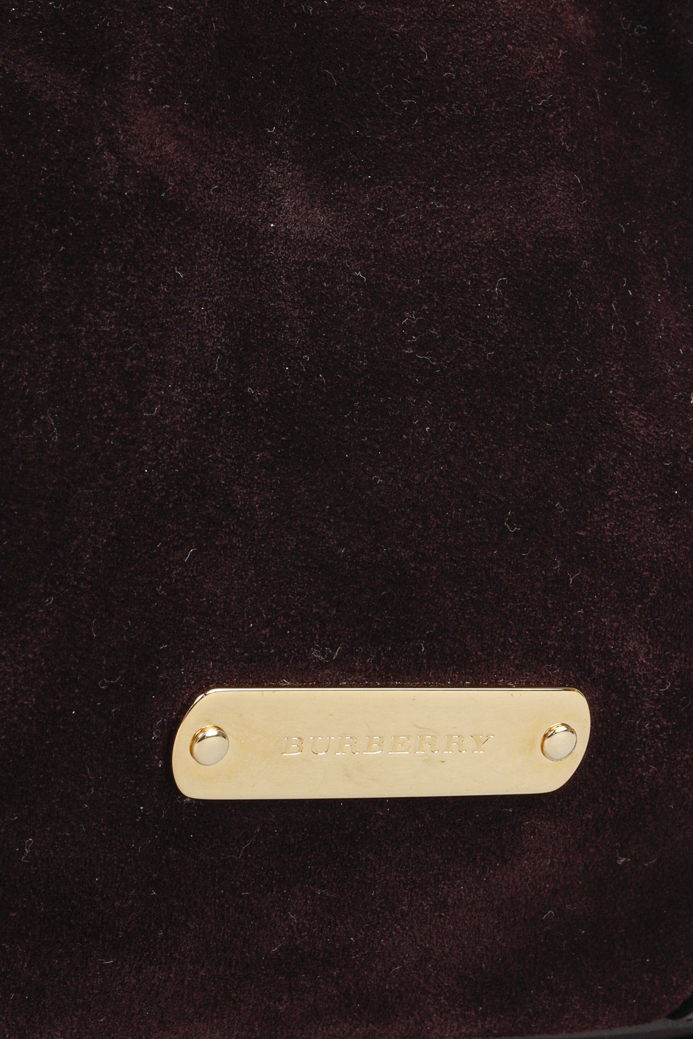 Burberry Prorsum Burberry Prorsum Burgundy Red Calfskin Suede Tote Size ONE SIZE - 12 Thumbnail