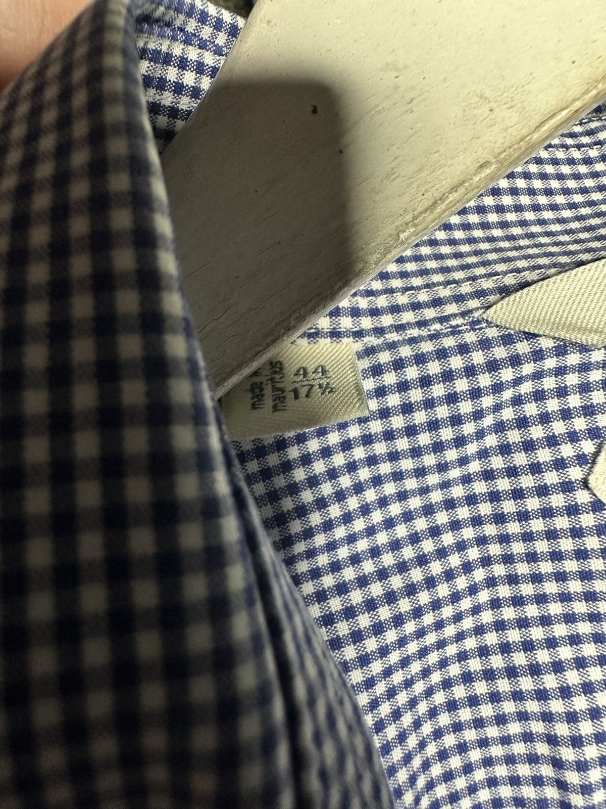 Suitsupply Suitsupply Checkered Shirt EU 44 XL Luxury Size US XL / EU 56 / 4 - 4 Thumbnail