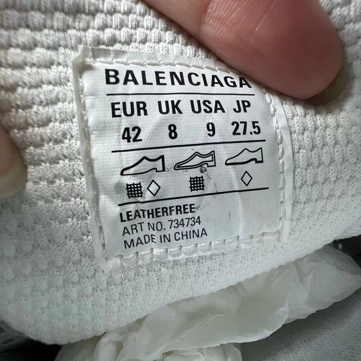 Balenciaga Balenciaga 3xl Gray Blue Size US 9 / EU 42 - 4 Thumbnail