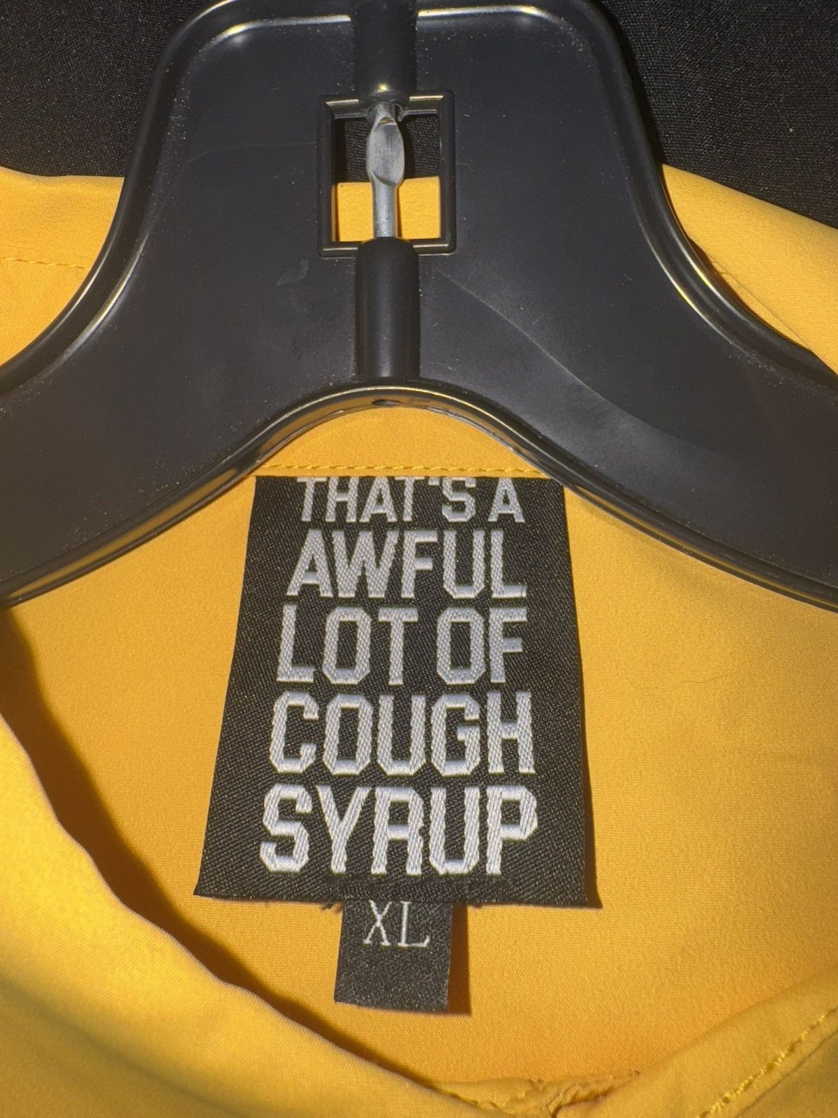 Awful Lot of Cough Syrup Yellow and Purple Graphic Shirt ALOCS destro dubbs Size US XL / EU 56 / 4 - 5 Thumbnail
