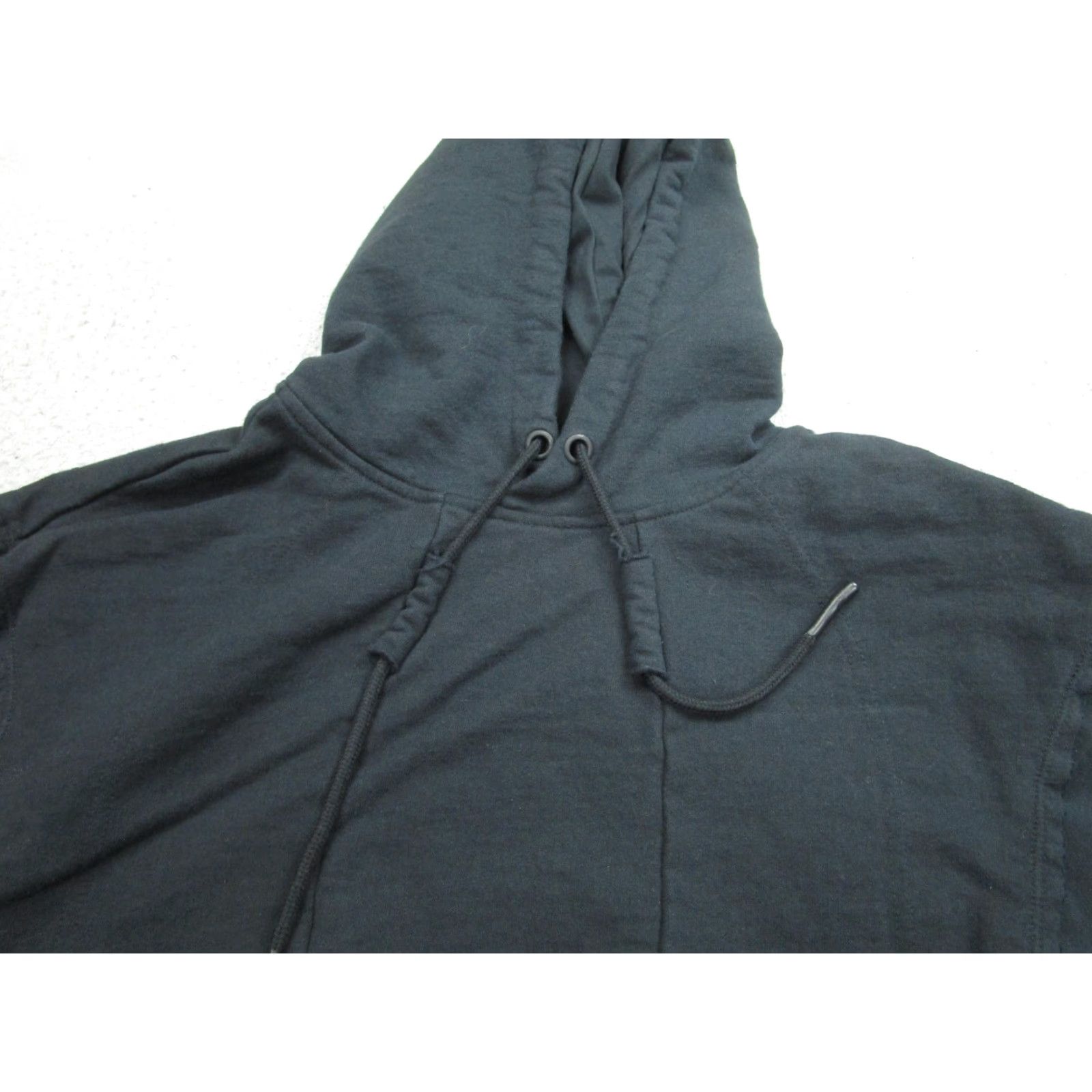 Gymshark Gymshark Hoodie Womens XS Cropped Black Cut Off Raw Hem Pullover Shark Fitness Size XS / US 0-2 / IT 36-38 - 3 Thumbnail
