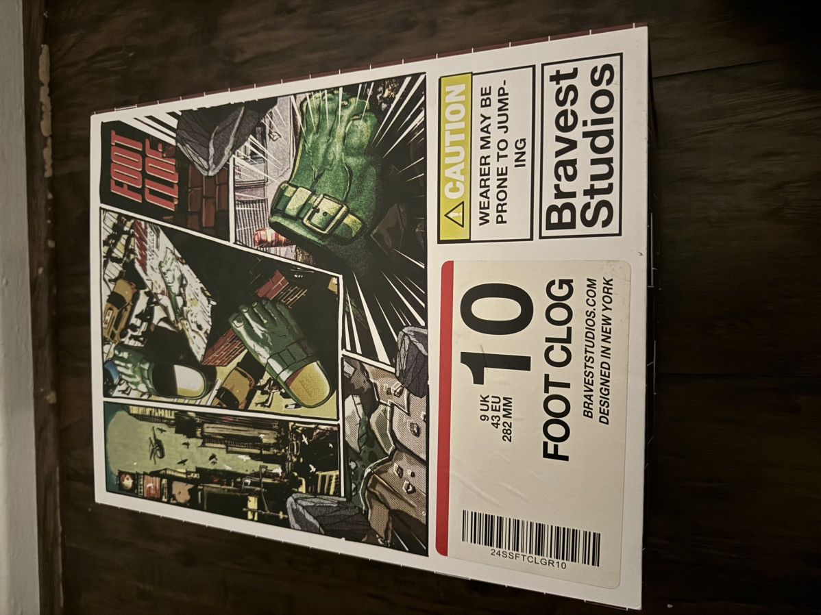 Bravest Studios Brand New Hulk Clogs Size US 10 / EU 43 - 3 Thumbnail