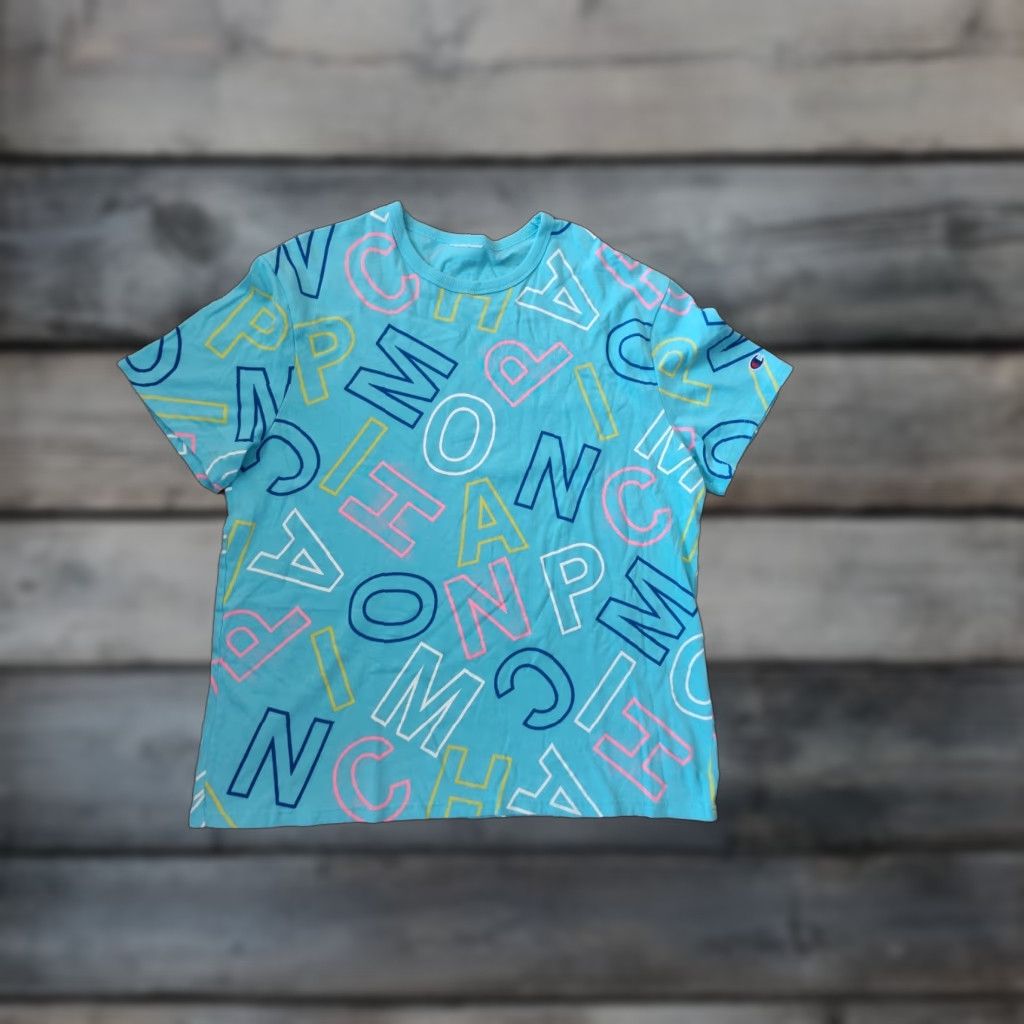 Champion Champion Graphic Logo T-Shirt Mens XL Multicolor Short Sleeve Crew Neck Sports Size US XL / EU 56 / 4 - 1 Thumbnail