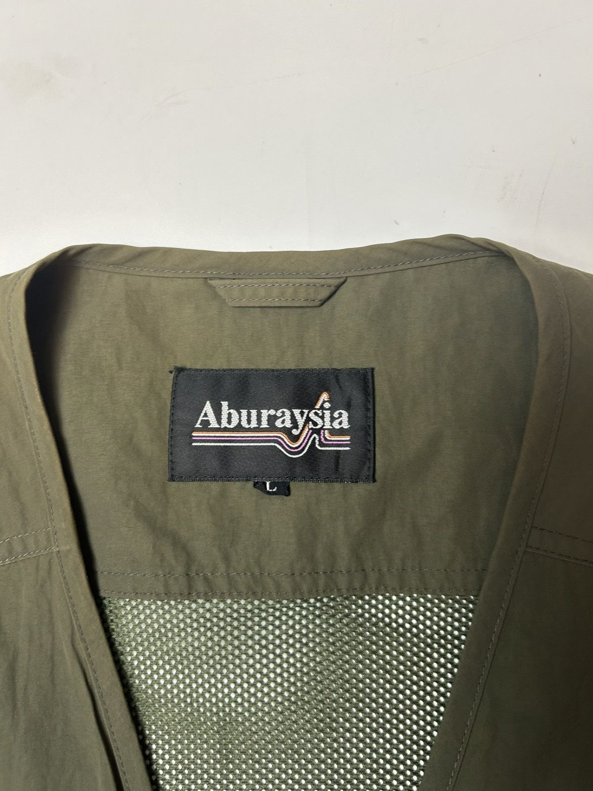 Japanese Brand ABURAYSIA ARMY GREEN VEST Size US S / EU 44-46 / 1 - 6 Thumbnail