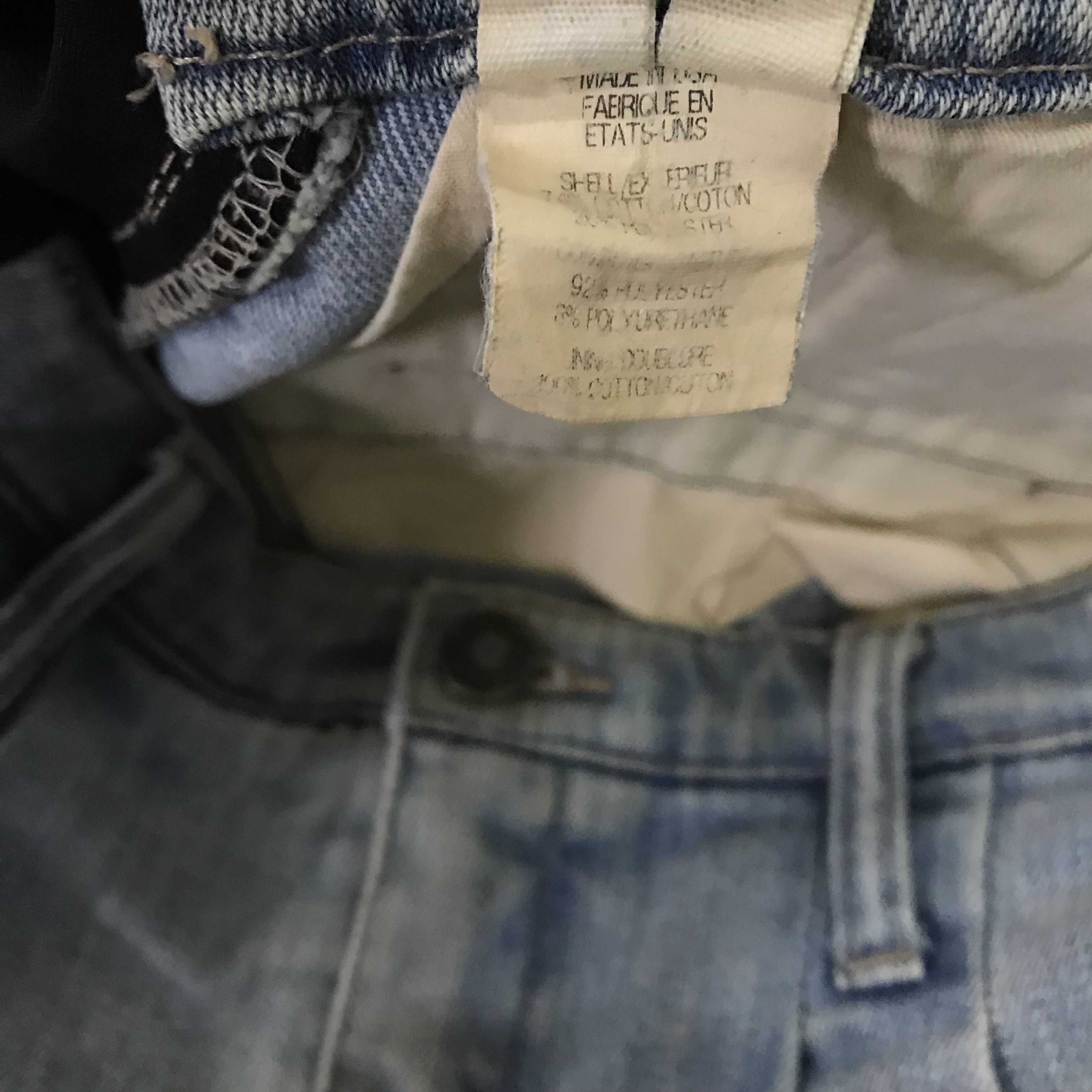 Helmut Lang Vintage Helmut Lang Short Stone Washed Faded Blue Jean Size US 27 - 12 Thumbnail