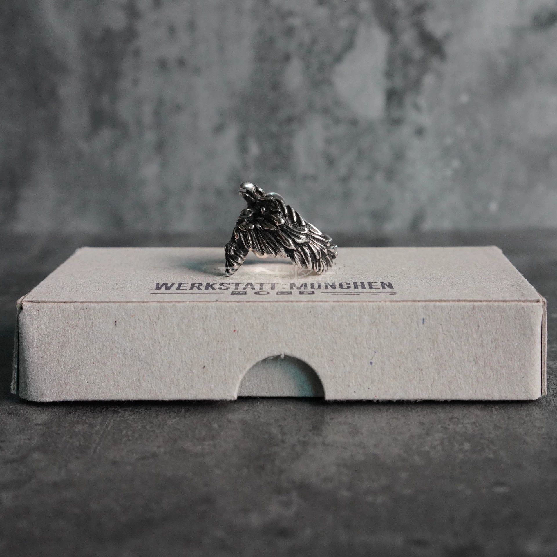 Werkstatt Munchen Werkstatt Munchen Discontinued Eagle Ring Size S New Size ONE SIZE - 2 Thumbnail