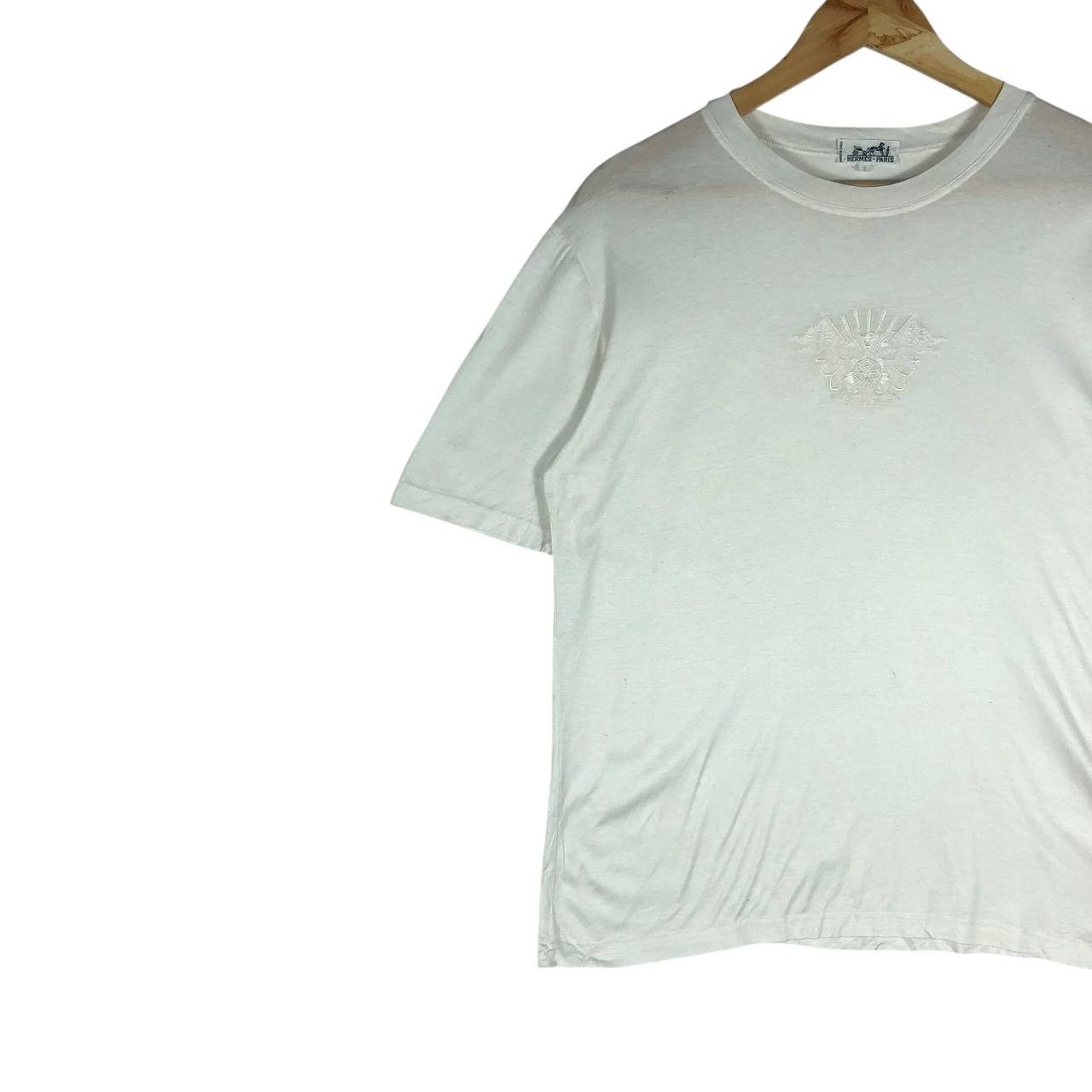 Hermes Hermes Paris White T-Shirt Size US S / EU 44-46 / 1 - 3 Thumbnail
